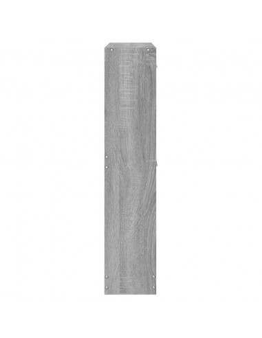 Scarpiera Grigio Sonoma 59x17x81 cm in Legno Multistrato
