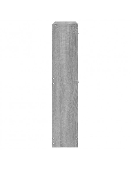 Scarpiera Grigio Sonoma 59x17x81 cm in Legno Multistrato