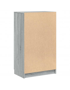 Scarpiera Grigio Sonoma 59x35x100 cm in Legno Multistrato