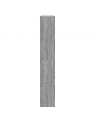 Scarpiera Grigio Sonoma 60x21x125,5 cm in Legno Multistrato