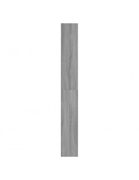 Scarpiera Grigio Sonoma 60x21x163,5 cm in Legno Multistrato