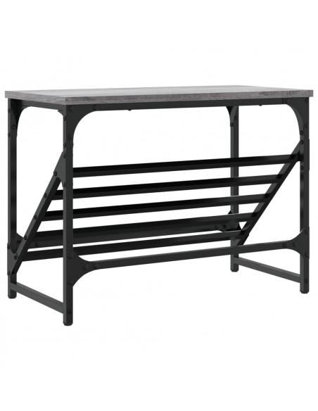 Scarpiera Grigio Sonoma 60x30x45 cm in Legno Multistrato