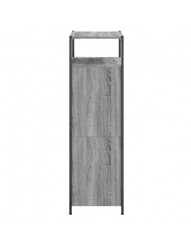 Scarpiera Grigio Sonoma 60x34x112 cm in Legno Multistrato