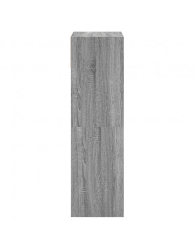 Scarpiera Grigio Sonoma 60x34x116 cm in Legno Multistrato