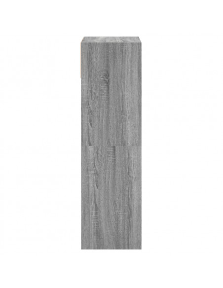 Scarpiera Grigio Sonoma 60x34x116 cm in Legno Multistrato