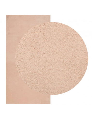 Tappeto a Pelo Corto HUARTE Morbido e Lavabile Rosato 100x200cm