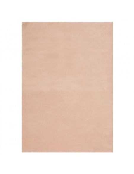 Tappeto a Pelo Corto HUARTE Morbido e Lavabile Rosato 120x170cm