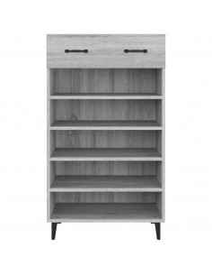 Scarpiera Grigio Sonoma 60x35x105 cm in Legno Multistrato