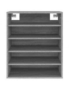 Scarpiera Grigio Sonoma 60x35x70 cm in Legno Multistrato