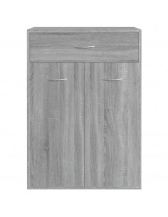 Scarpiera Grigio Sonoma 60x35x84 cm in Legno Multistrato