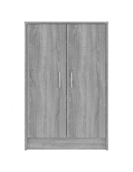 Scarpiera Grigio Sonoma 60x35x92 cm in Legno Multistrato