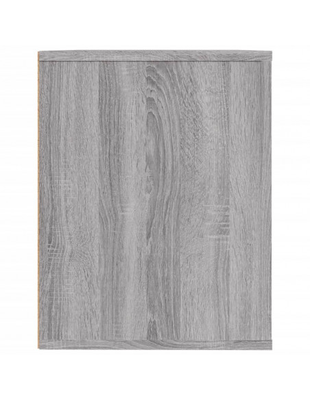 Scarpiera Grigio Sonoma 75x35x45 cm in Legno Multistrato
