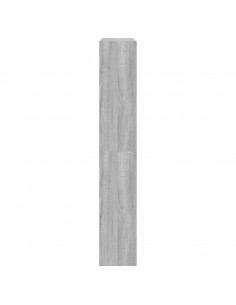 Scarpiera Grigio Sonoma 80x21x125,5 cm in Legno Multistrato