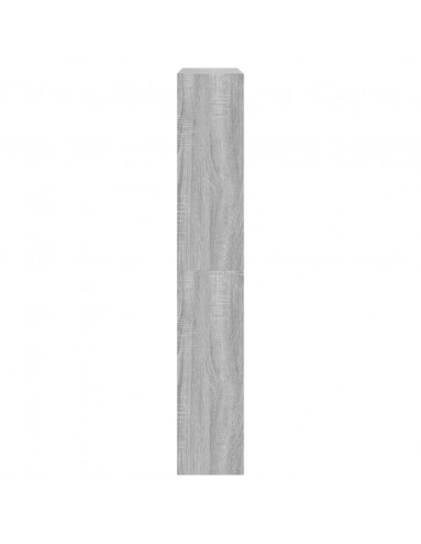 Scarpiera Grigio Sonoma 80x21x125,5 cm in Legno Multistrato