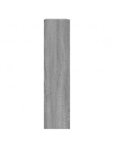 Scarpiera Grigio Sonoma 80x21x87,5 cm in Legno Multistrato