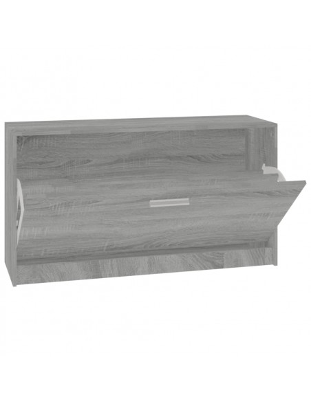 Scarpiera Grigio Sonoma 80x24x45 cm in Legno Multistrato