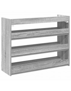 Scarpiera Grigio Sonoma 80x25x61,5 cm in Truciolato