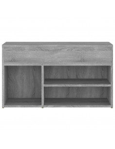 Scarpiera Grigio Sonoma 80x30x45 cm in Legno Multistrato