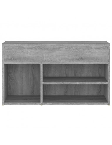 Scarpiera Grigio Sonoma 80x30x45 cm in Legno Multistrato