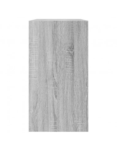 Scarpiera Grigio Sonoma 80x34x63 cm in Legno Multistrato