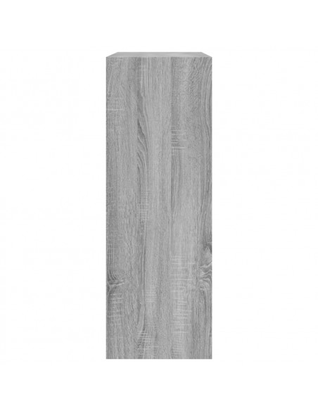 Scarpiera Grigio Sonoma 80x34x96,5 cm in Legno Multistrato