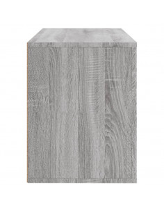 Scarpiera Grigio Sonoma 80x35x45 cm in Legno Multistrato