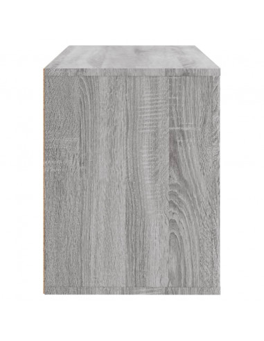 Scarpiera Grigio Sonoma 80x35x45 cm in Legno Multistrato