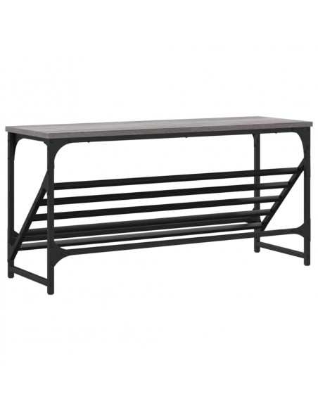 Scarpiera Grigio Sonoma 90x30x45 cm in Legno Multistrato