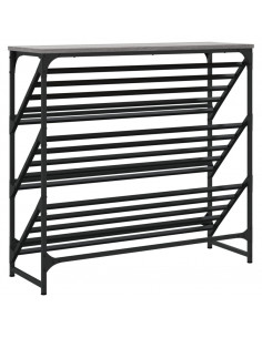 Scarpiera Grigio Sonoma 90x30x85 cm in Legno Multistrato