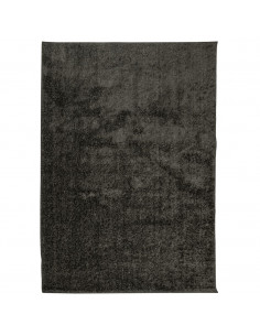 Tappeto a Pelo Lucido Lungo ISTAN Effetto Antracite 120x170 cm