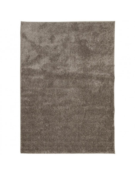 Tappeto a Pelo Lucido Lungo ISTAN Effetto Grigio 240x340 cm