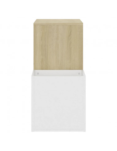 Scarpiera Ingresso Bianco Rovere Sonoma 105x35,5x70 Multistrato