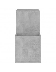 Scarpiera Ingresso Grigio Cemento 105x35,5x70 Legno Multistrato