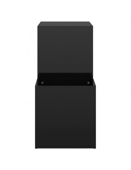 Scarpiera Ingresso Nero Lucido 105x35,5x70cm Legno Multistrato