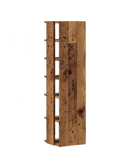 Scarpiera Legno Antico 28x27x102 cm in Legno Multistrato