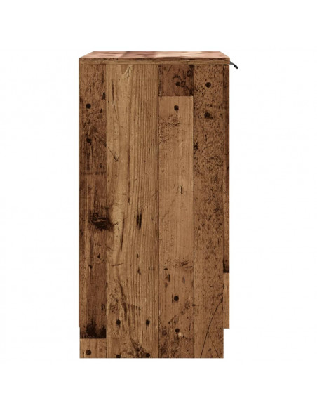 Scarpiera Legno Antico 59x35x70 cm in Truciolato
