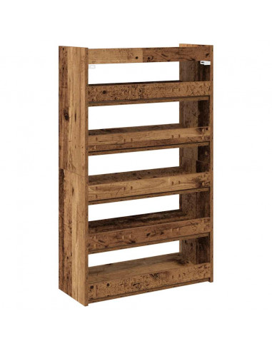 Scarpiera Legno Antico 60x25x100 cm in Truciolato