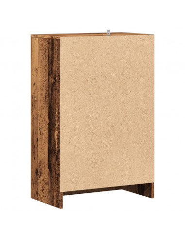 Scarpiera Legno Antico 60x35x92 cm in Legno Multistrato