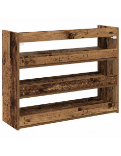 Scarpiera Legno Antico 80x25x61,5 cm in Truciolato