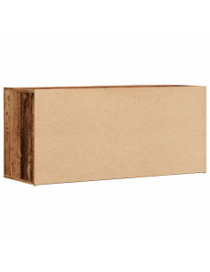 Scarpiera Legno Vecchio 100x35x45 cm in Truciolato