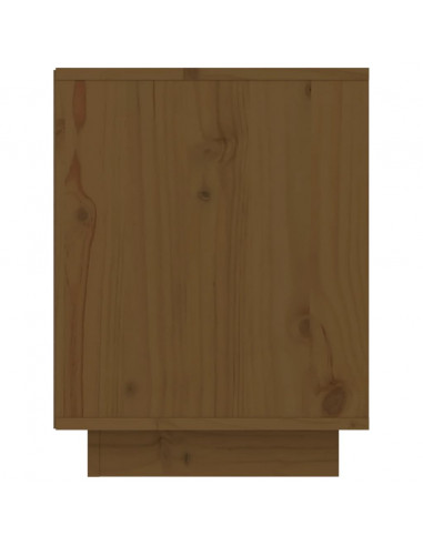 Scarpiera Marrone Miele 60x34x45 cm in Legno Massello di Pino