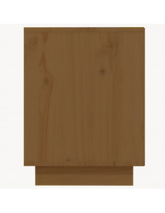 Scarpiera Miele 110x34x45 cm in Legno Massello di Pino