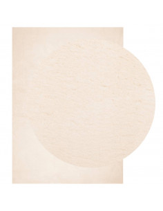 Tappeto a Pelo Corto HUARTE Morbido e Lavabile Beige 240x340 cm 2