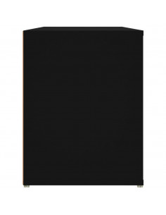 Scarpiera Nera 100x35x45 cm in Legno Multistrato