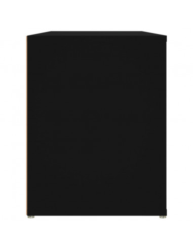 Scarpiera Nera 100x35x45 cm in Legno Multistrato