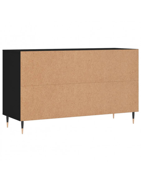 Scarpiera Nera 102x36x60 cm in Legno Multistrato