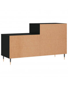 Scarpiera Nera 102x36x60 cm in Legno Multistrato