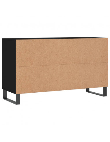 Scarpiera Nera 102x36x60 cm in Legno Multistrato