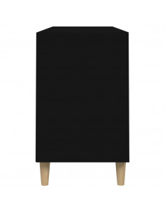 Scarpiera Nera 102x36x60 cm in Legno Multistrato