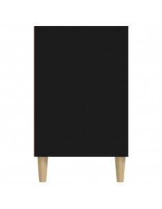 Scarpiera Nera 102x36x60 cm in Legno Multistrato